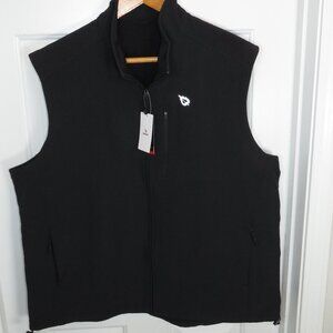 *NWT* BALEAF Men's Golf Vest Fleece Lined Softshell Full Zip Water Resistant 2XL